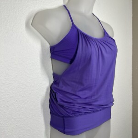 lululemon athletica Tops - Lululemon No Limit Active Purple Tank Top Women size 4 Preloved EUC!